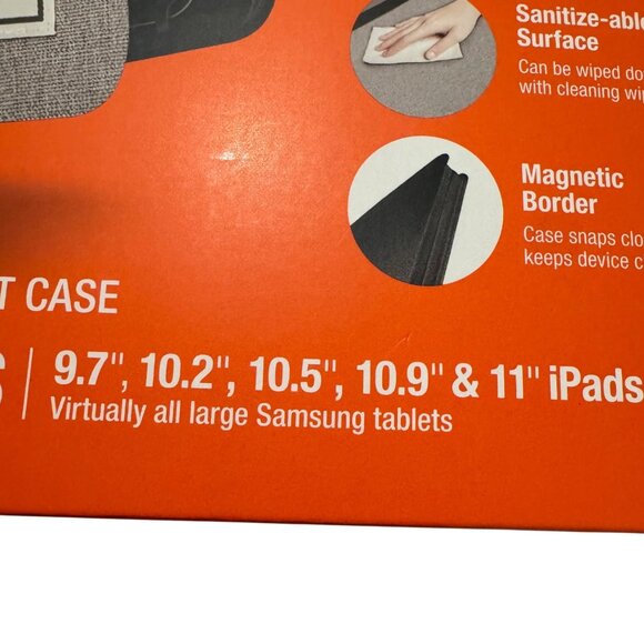 Universal Tablet Case For 9.7"-11" iPads & Samsung Tablets antimicrobial new - Picture 4 of 15